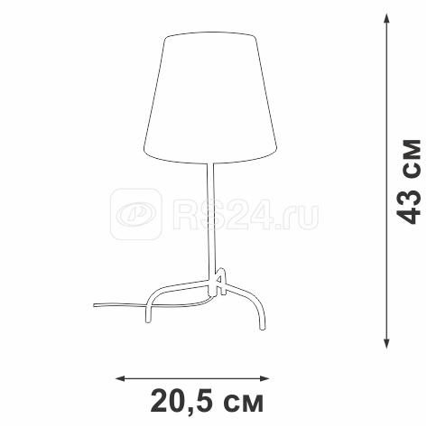 Светильник настольный 1хЕ27 макс. 40Вт Vitaluce V2992-1/1L