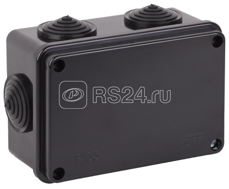 Коробка распаячная для ОП 120х80х50мм УХЛ1 черн. Ruvinil 67051Ч