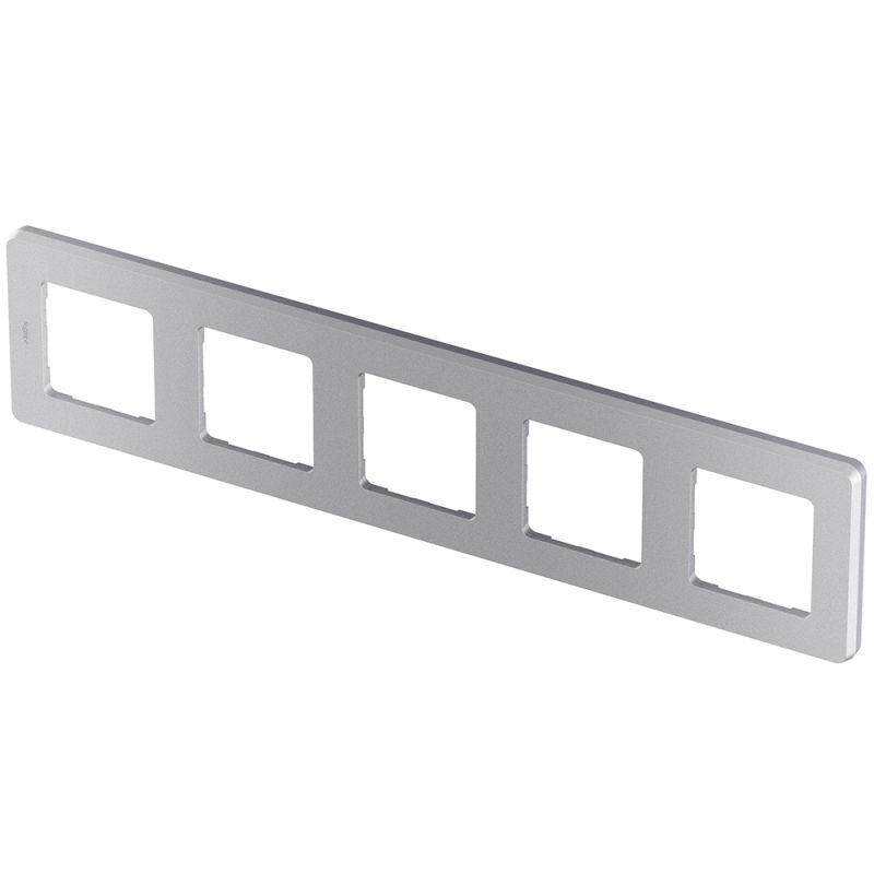 Рамка 5-м Inspiria алюм. IEK 673972