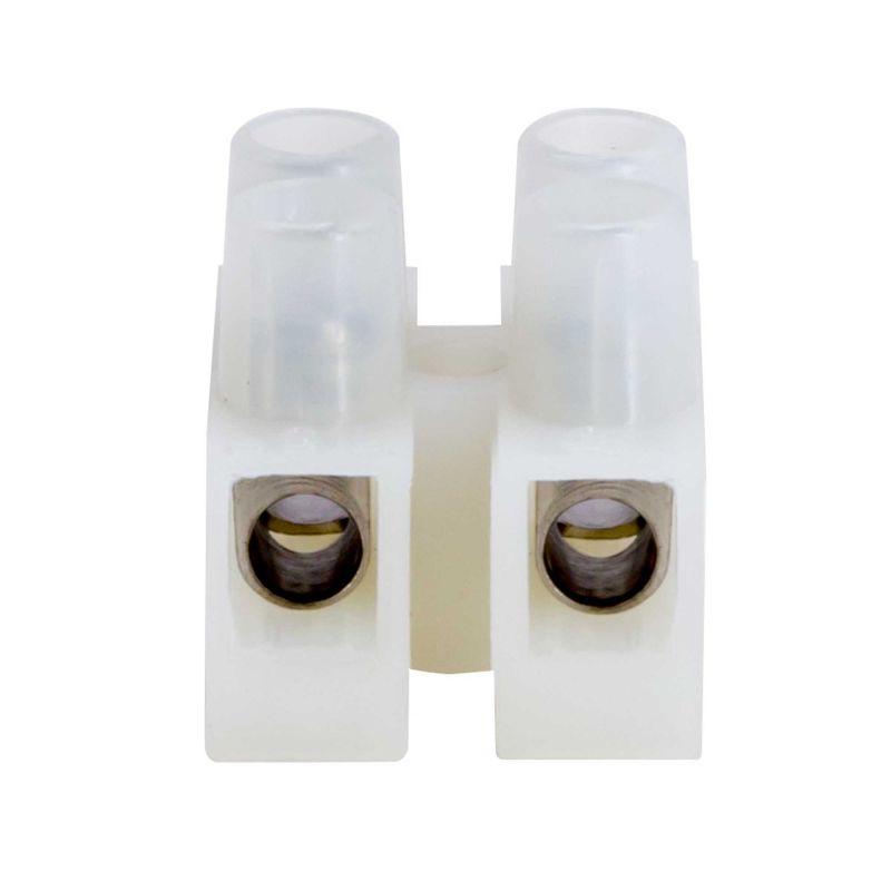 Колодка клеммная винтовая 2х4кв.мм 32А полиамид 450В 110град.C DKC 43302NY