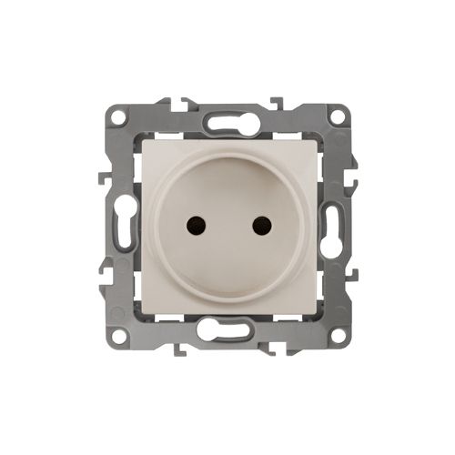 Розетка 1-м СП Эра12 12-2105-02 16А IP20 16AX 250В 2P механизм сл. кость Эра Б0018255