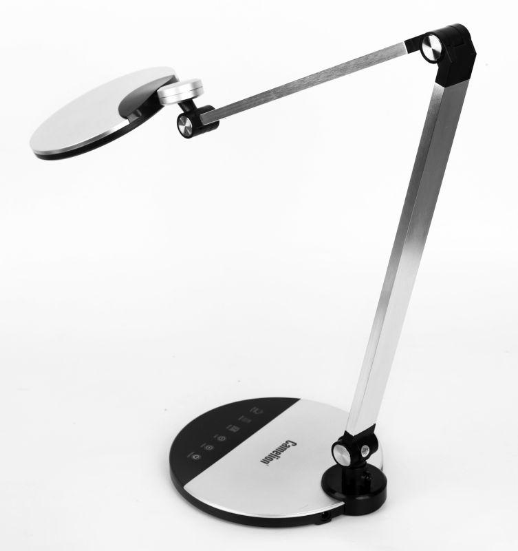 Светильник настольный KD-865 C03 LED 10Вт 230В 600лм сенс.рег.ярк и цвет.темп. серебр. Camelion 13400