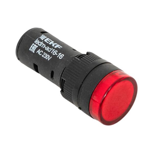 Матрица светодиодная AD16-16HS красн. 230В AC PROxima EKF ledm-ad16-16-r