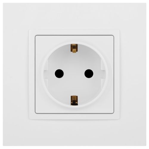 Розетка Elegance 14-2102-01М 16А 250В 2P+E Schuko защ. шторки матов. бел. Эра Б0065804