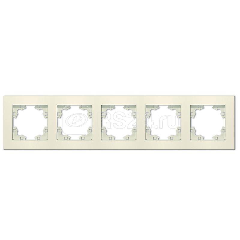 Рамка 5-м Афина универс. сл. кость (ivory) Universal A1042-I