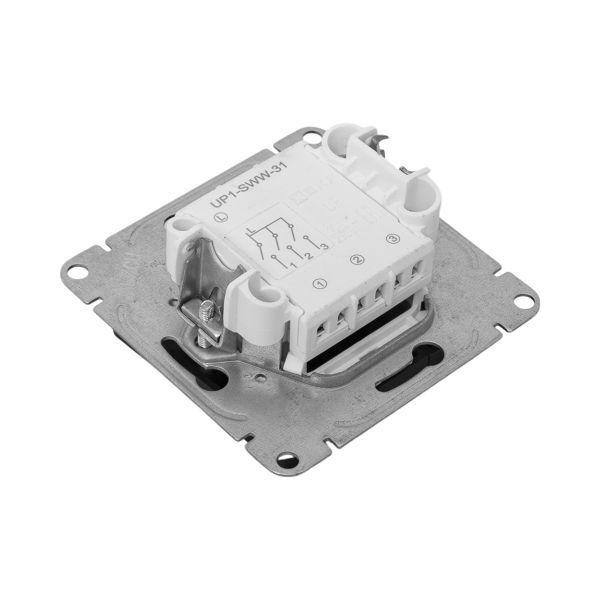 Выключатель 3-кл. СП Эпика механизм черн. EKF UP1-SWB-31