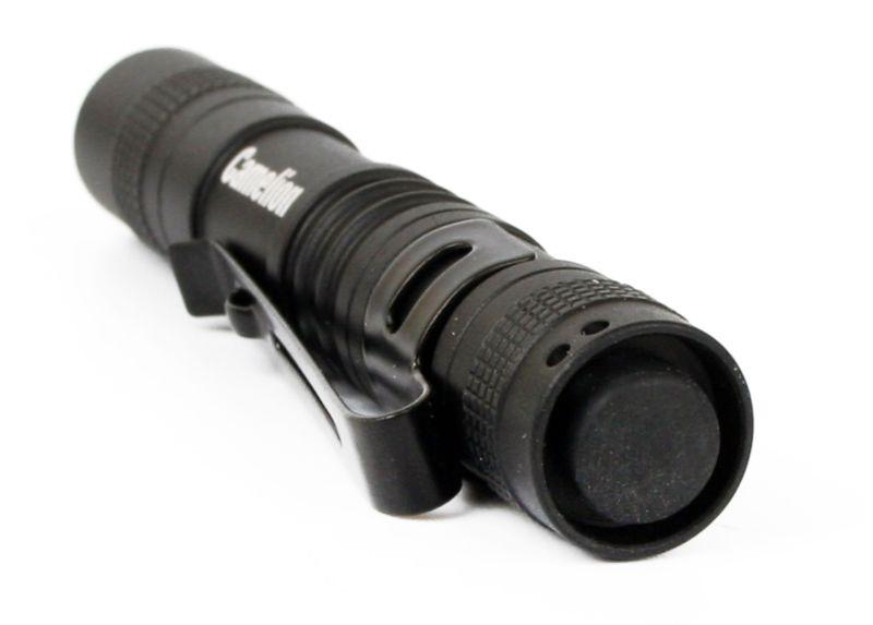 Фонарь LED51516 XPE 3 режима 1хLR03 (в компл.) алюм. черн. (открывающ. блист.) Camelion 12916