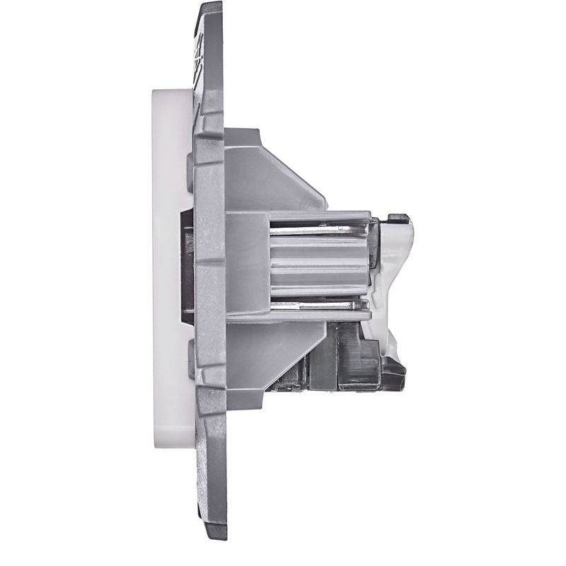 Розетка компьютерная Inspiria RJ45 кат.6 UTP механизм бел. IEK 673830