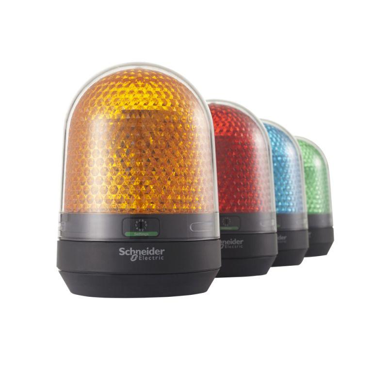 Маяк сигнальный 100мм 100-230В AC LED зуммер 70-90дБ зел. SchE XVR3M03S