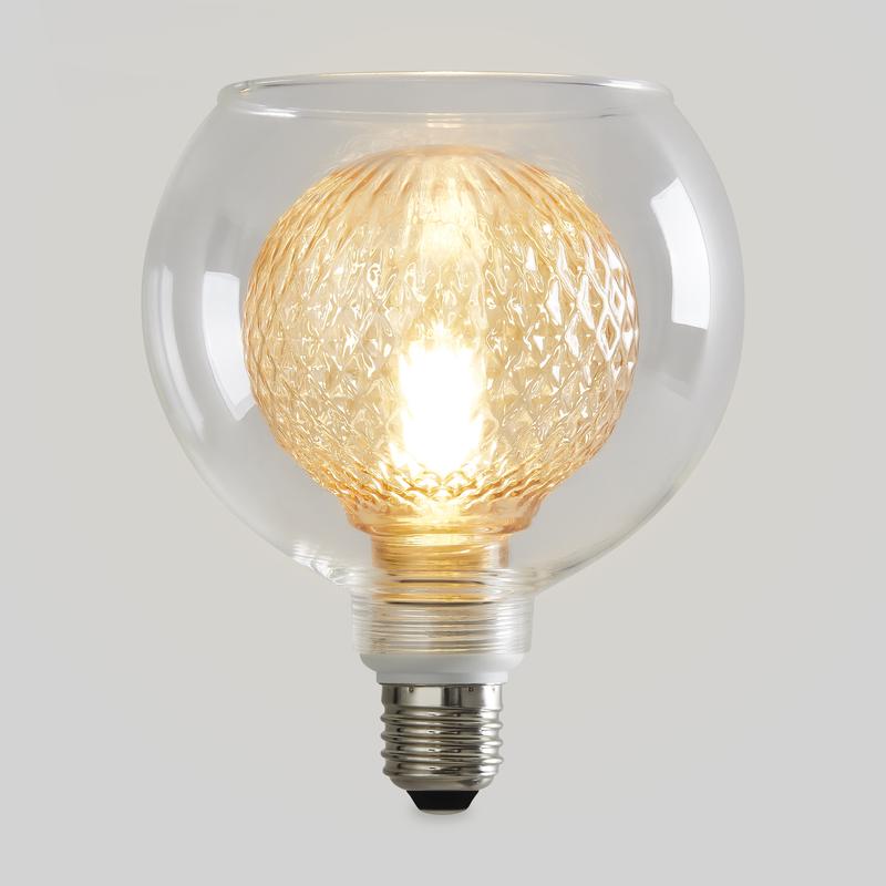 Лампа светодиодная Loft Led G125 4Вт 2700К E27 DIM Voltega 8546