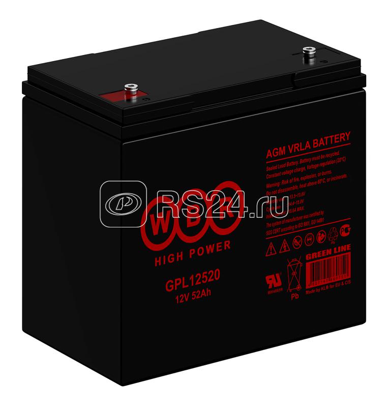 Аккумулятор 12В 55А.ч WBR GPL12520 WBR