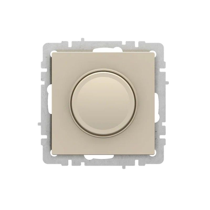 Светорегулятор СП BRITE пов-наж. 600Вт СС10-1-0-БрКр механизм беж. IEK BR-D20-0600-K10