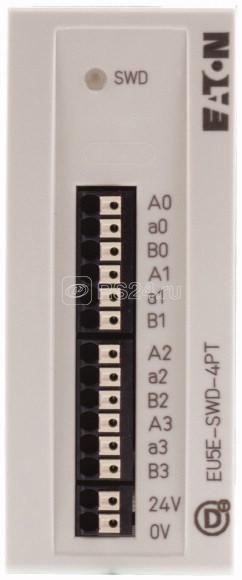 Модуль ввода/вывода EU5E-SWD-4PT 24VDC 4 AI- конфигурируемые Pt100/Pt1000/Ni1000 EATON 144064