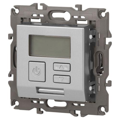 Терморегулятор универсальный 14-4111-03 230В-Imax16А Elegance алюм. ЭРА Б0034377