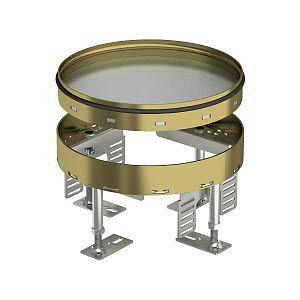 Рамка кассетная RKR2 ном. размер 4 M 25 d215мм латунь OBO 7409084