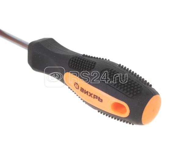 Отвертка шлицевая SL6 100мм Вихрь 73/6/2/9