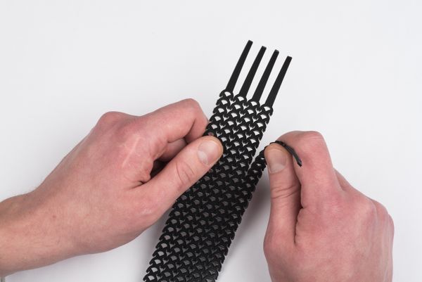 Хомут гибкий многоразовый зел. FlexSTRAP (уп.20шт) PROxima EKF plc-fs-gr