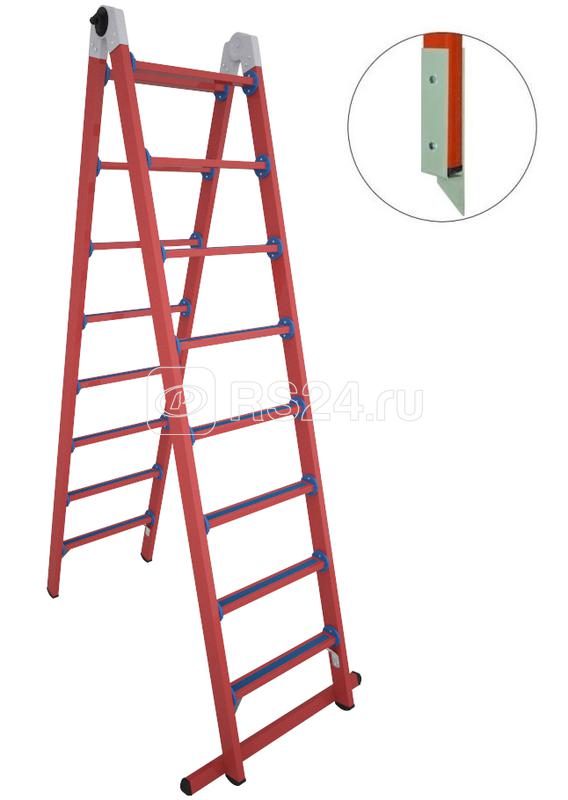 Лестница диэлектрическая ЛСПТД-2.5 МГ трансформируемая в стремянку стеклопластик. Антиток Д471587