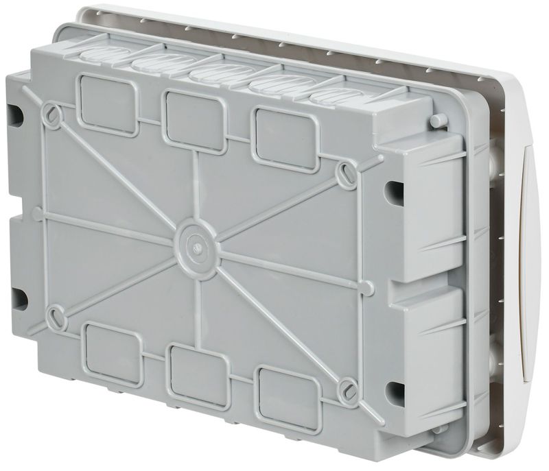 Корпус ЩРВ-П-12 UNION Compact IP41 бел. дверь пластик. IEK UIC-KP13-V-12-41-K01