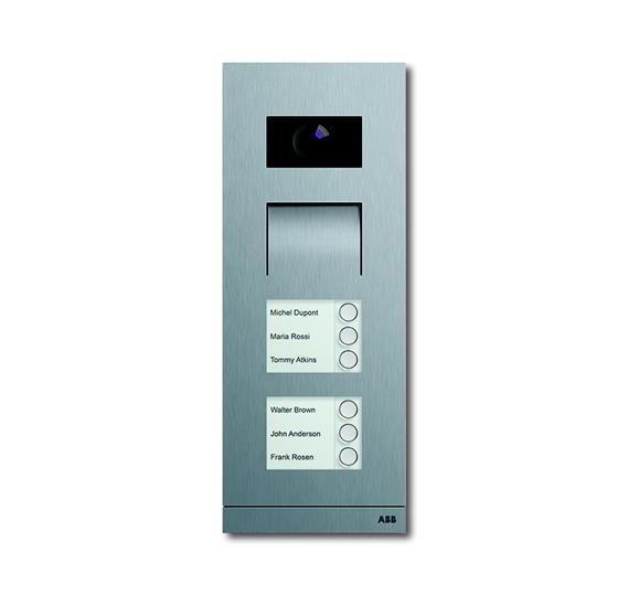 Станция вызывная видио 6-кл. сталь ABB 2CKA008300A0289