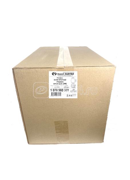 Плафон 34-301-ф127/в42 "Ладера" мятый дымч. ИМ Элетех 1070908311