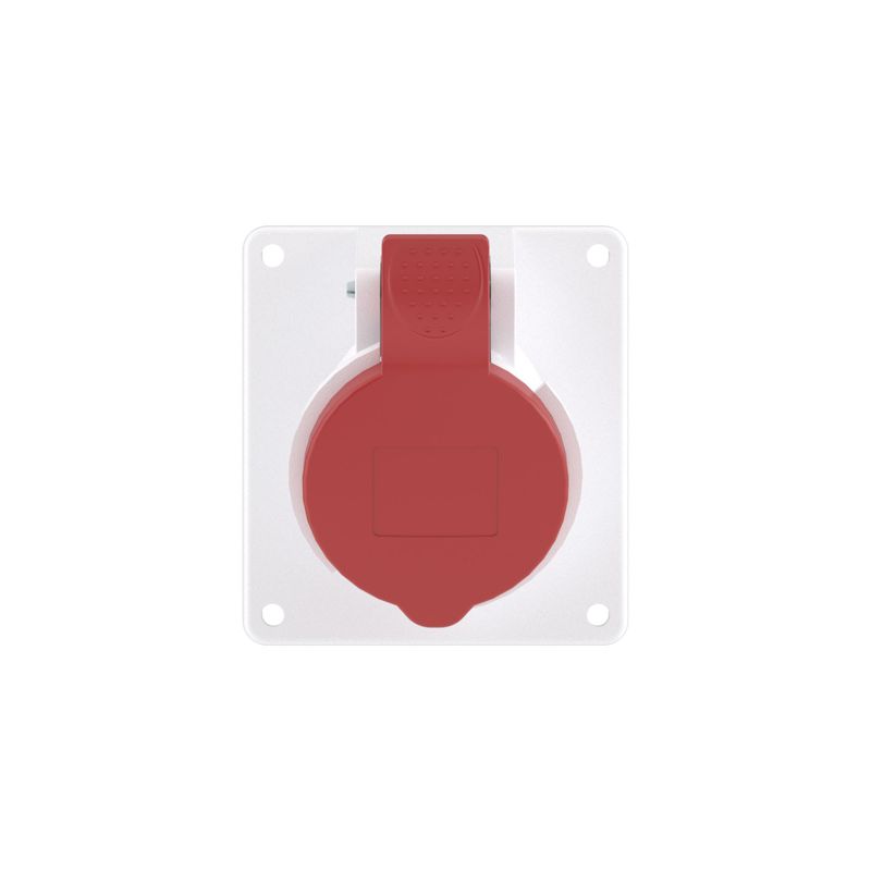 Розетка СП 16А 400В 4п 3P+E IP44 с наклоном DKC DIS4131666