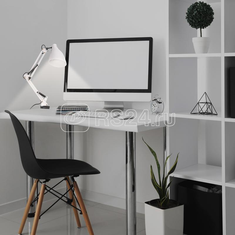 Светильник настольный TBL-02 под лампу Е27 (струбцина и подставка в компл.) бел. ФАZА 5046252