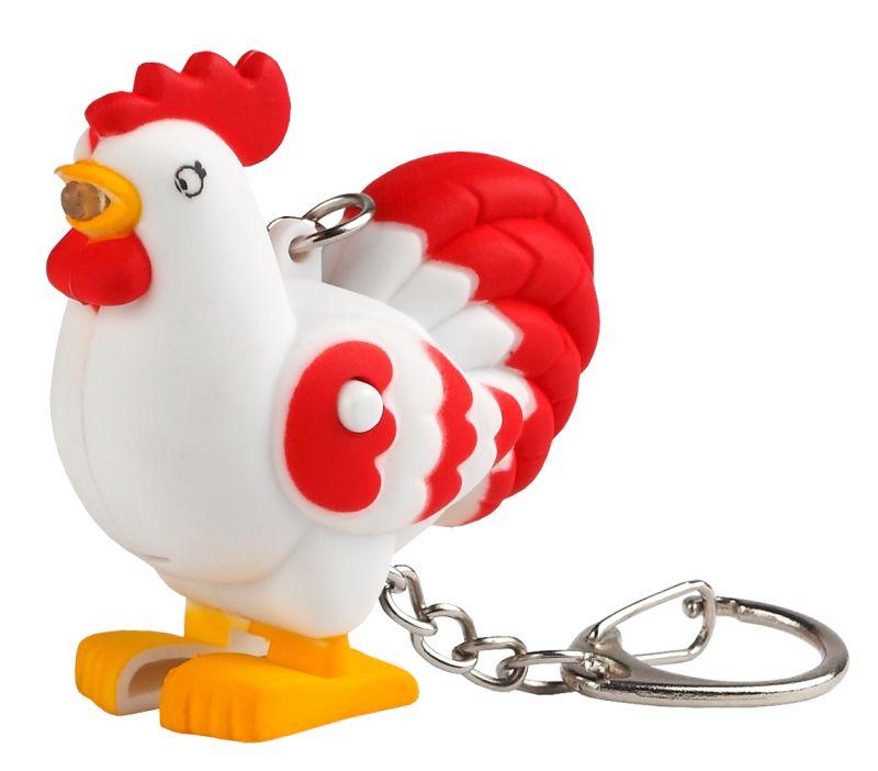 Фонарь BD2-P детский брелок "Петушок" (LED батарея в компл. блист.) ЭРА Б0003780