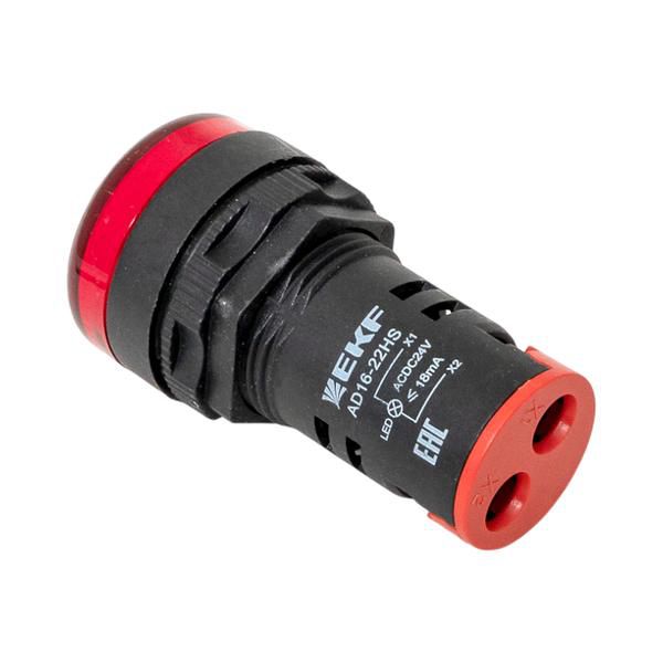 Матрица светодиодная AD16-22HS крас. 24В DC EKF ledm-ad16-r-24