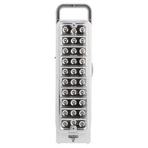 Фонарь аккумуляторный кемпинговый TL30 30LED аккум. 4В 1.5А.ч ЗУ 220В с ручкой (картон. упак.) Трофи Б0002595