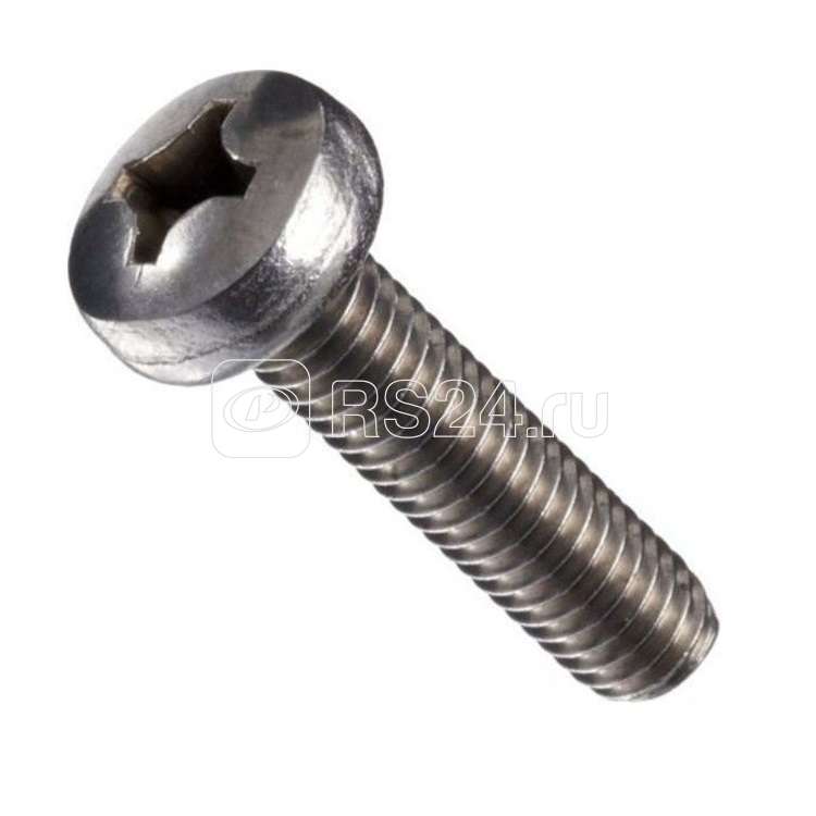 Винт с полукруглой головкой М4х30 DIN 7985 цинк. (пакет) (уп.10шт) БМ 1001575