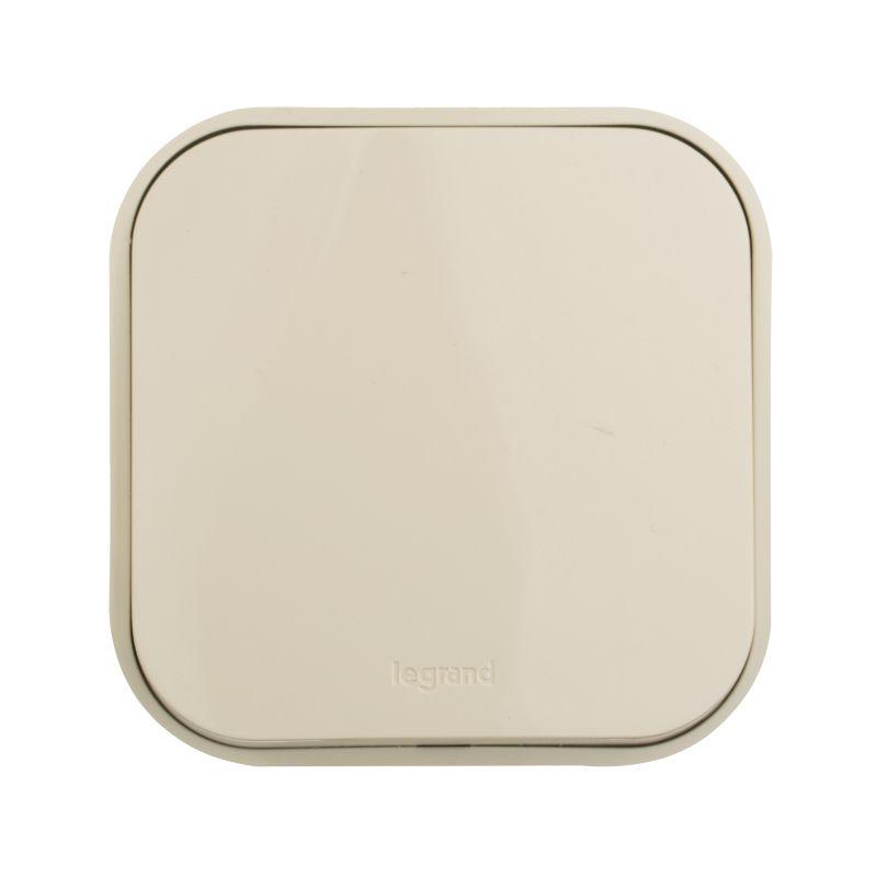 Выключатель кнопочный 1-кл. ОП Quteo 6А сл. кость IEK 782235