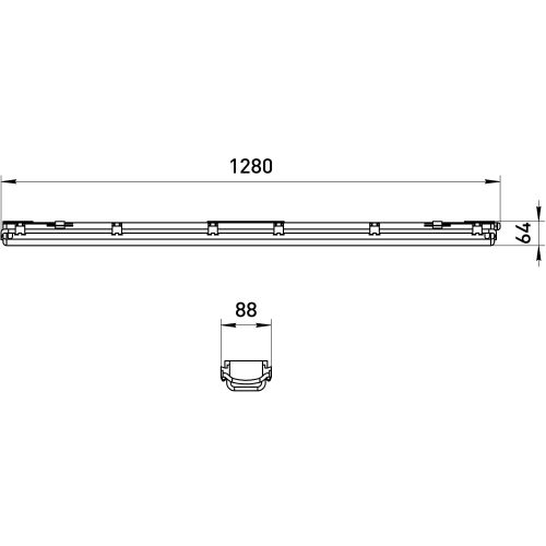 Светильник SPP-101-0-002-120 IP65 под 2 светодиод. лампы T8 G13 LED 2x1200мм Эра Б0043658