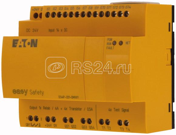 Реле безопасности EASYSafety 24В DC 14DI 4DO -Транс 1DO реле EASYNet ES4P-221-DMXX1 EATON 111016
