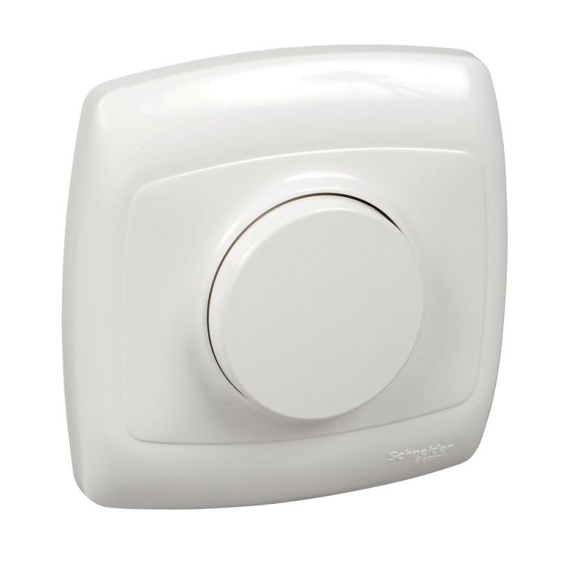 Светорегулятор СП 300Вт Рондо со свет. индик. бел. SchE SR-2S0-BI (СР-2С0-би)