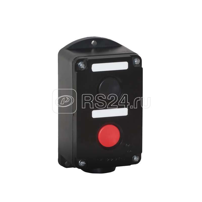 Пост кнопочный ПКЕ-212/2 "Пуск-Стоп" 1 черн. 1 красн. Электродеталь ПКЕ-212/2.1Ч.1К