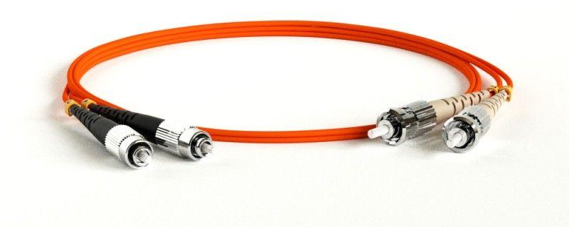Патч-корд FC-D2-62-FC/PR-ST/PR-H-5M-LSZH-OR волоконно-оптический (шнур) MM62.5/125 ST-FC 2мм duplex LSZH 5м Hyperline 239415