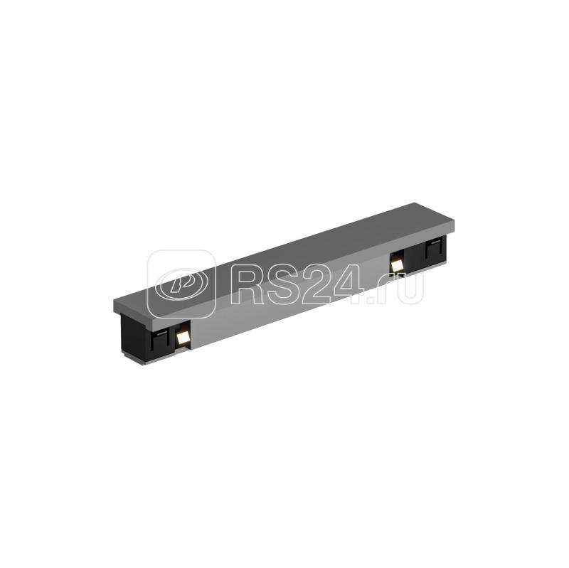 Коннектор электрический для трека SHINE BASE 48В DC IP20 прямой алюм. темн. никель DENKIRS 789362