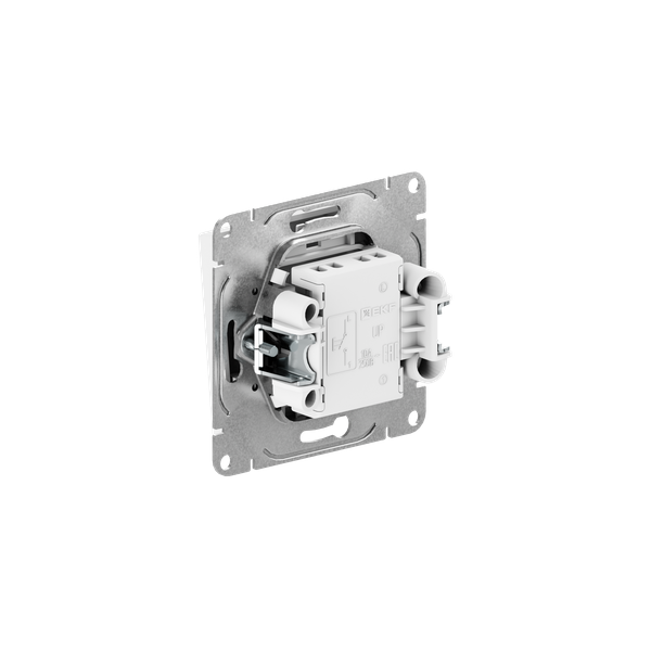 Выключатель кнопочный 1-кл. СП Эпика механизм бел. EKF UP1-SWW-13