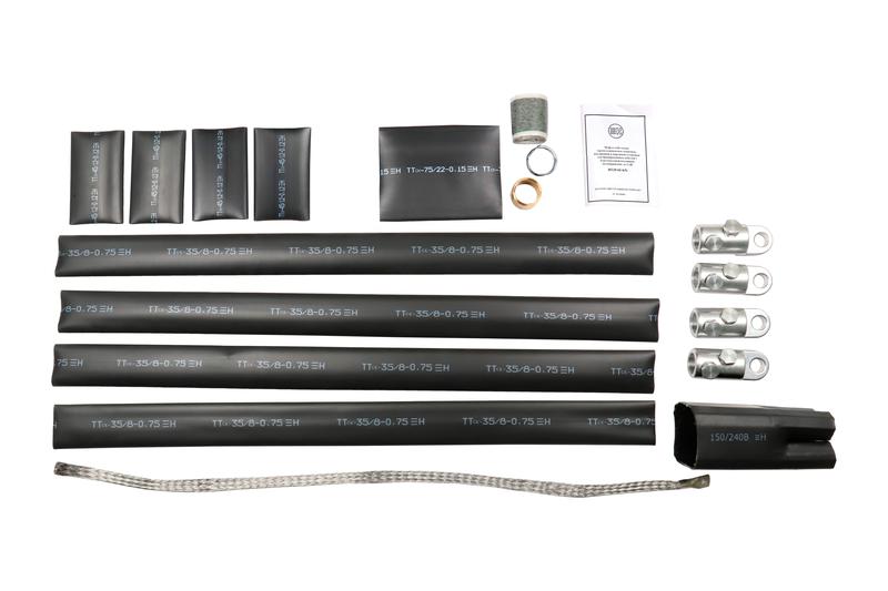 Муфта кабельная концевая универс. 1кВ HT2P-01/4x150-240L16 (4ПКВНтпБ-1-150-240) пластмас. изоляция; с броней; с болтов. наконечн.; ППД НИЛЕД 16000051