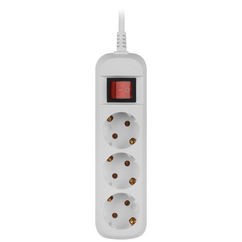 Удлинитель 3х3м с заземл. с выкл. ПВС 3х0.75 UDL-10-330-ES Greenline Эра Б0065047
