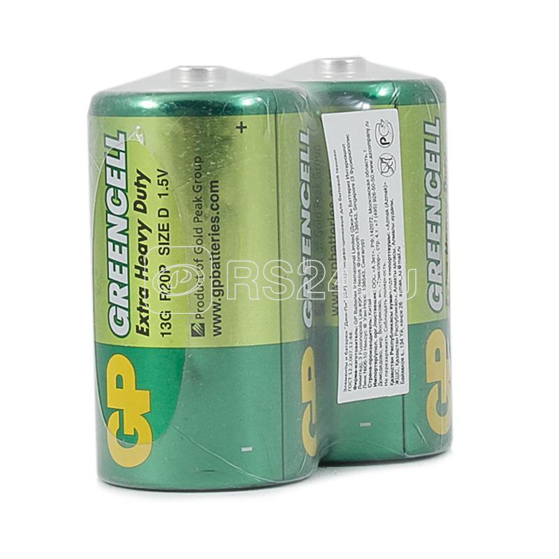 Элемент питания солевой D/R20 1.5В GreenCell (уп.2шт) GP 2667