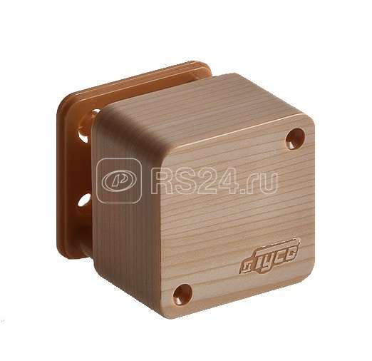 Коробка распределительная ОП 55х55х32мм IP40 сосна (светл. основа) Ruvinil 65002-27М