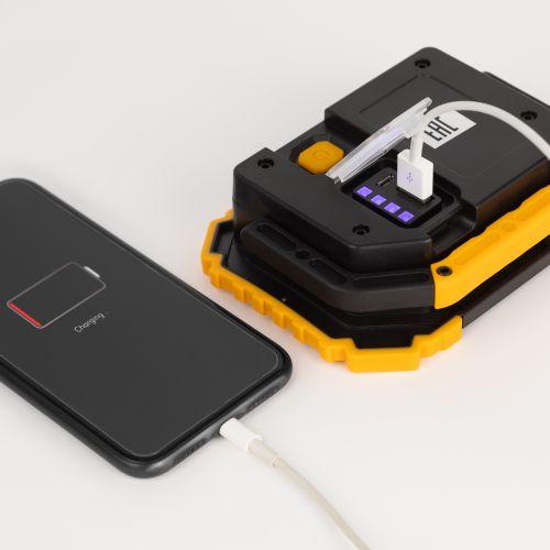 Фонарь-прожектор аккумуляторный Рабочие Практик PA-802 COB 15Вт 6 режимов Эра Б0054038