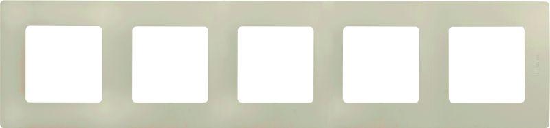 Рамка 5-м Etika сл. кость IEK 672515