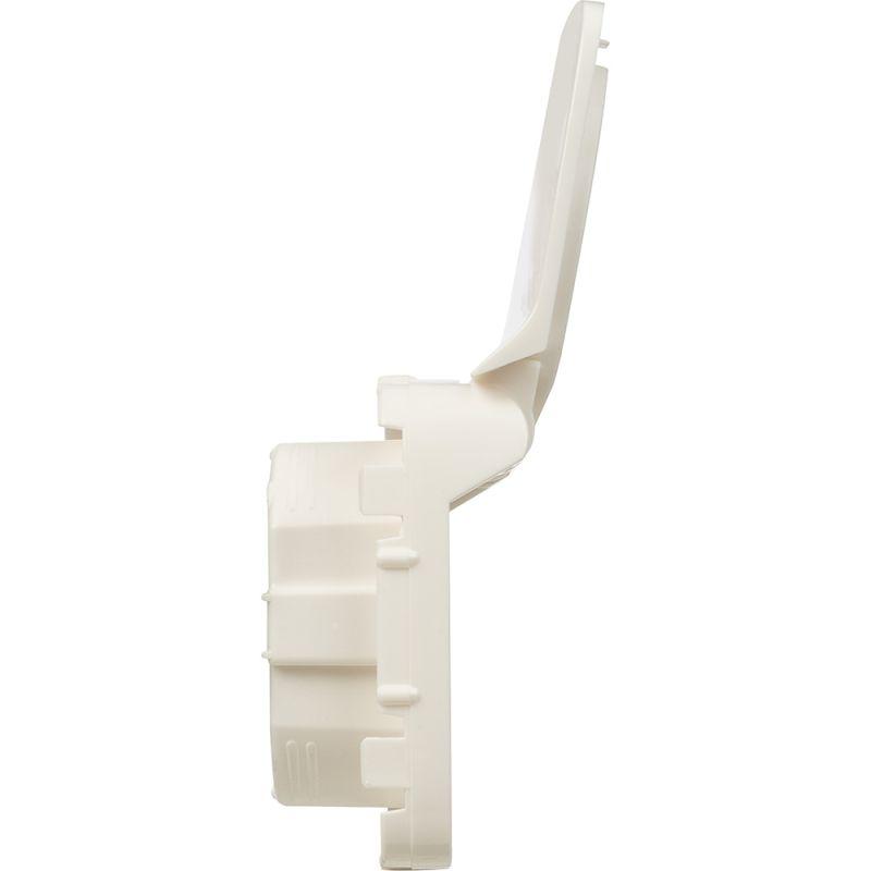 Панель лицевая Valena Allure для розетки 2К+З с крышкой бел. Leg 754845