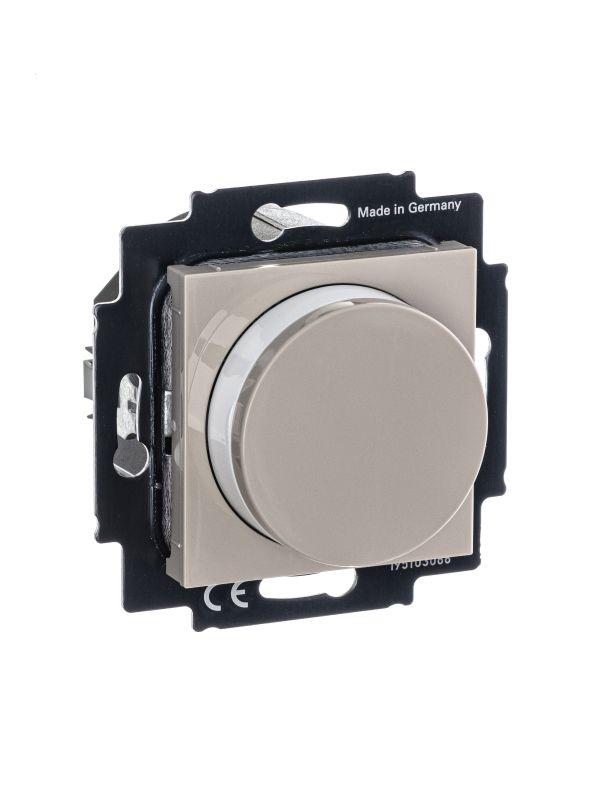 Светорегулятор Levit поворотно-нажимной 60-600Вт R кофе макиато/бел. ABB 2CHH942247A6018