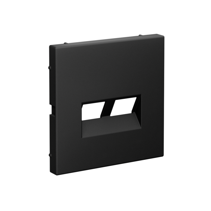 Накладка двойная ArtGallery для информационных функций типа Keystone карбон SE GAL001090