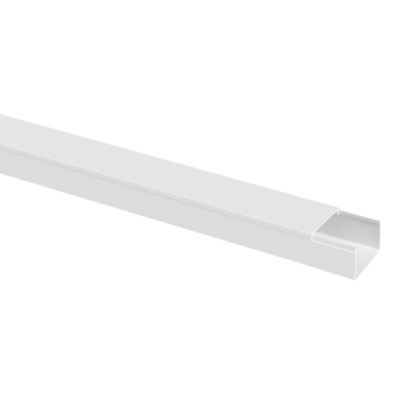 Кабель-канал 40х25 L2000 пластик бел. TOKOV ELECTRIC TKE-KK-40-25-2000-WH