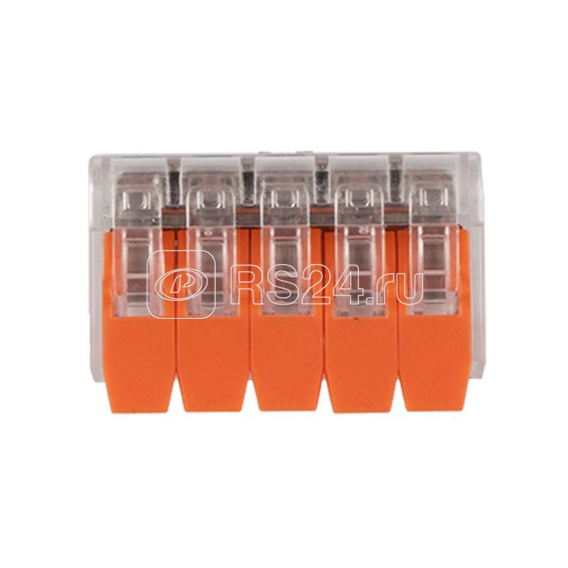 Клемма монтажная рычажного соединения PTC-5P 221-415 450В 32А 0.14-4.0кв.мм Jazzway 5050945